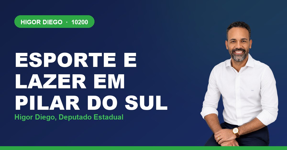 Esporte e Lazer em Pilar do Sul, com Higor Diego, deputado estadual 10200