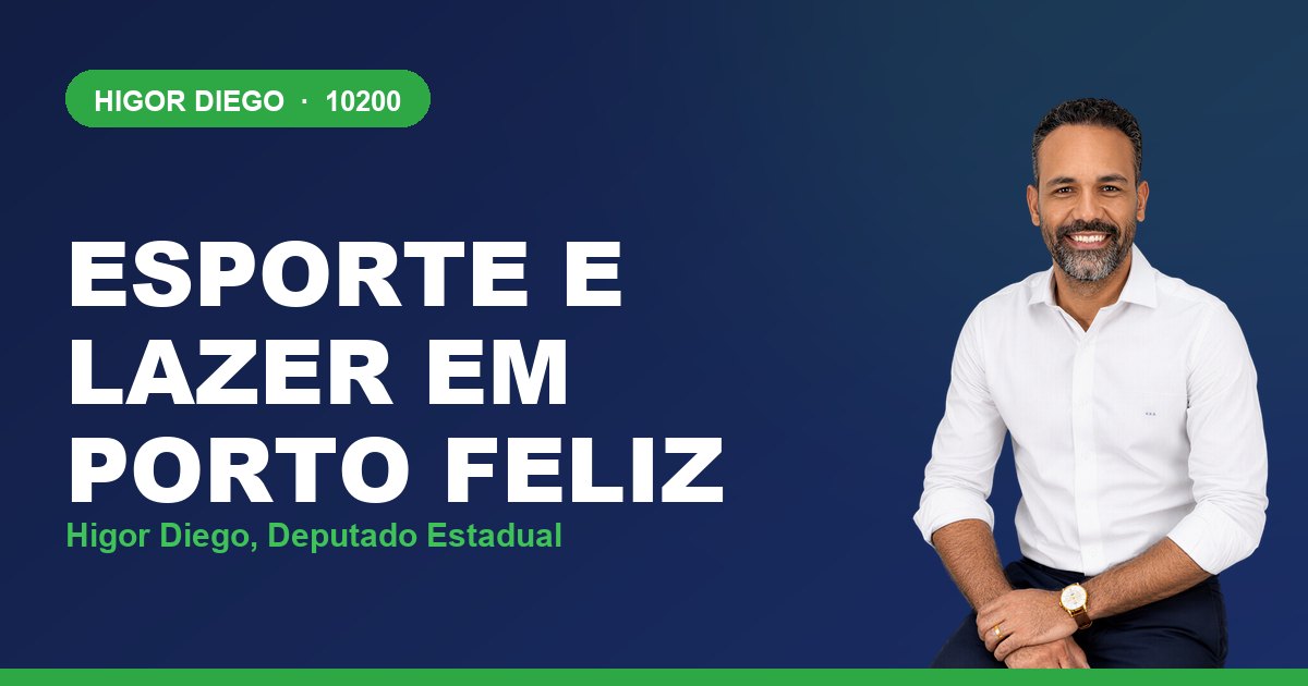 Esporte e Lazer em Porto Feliz, com Higor Diego, deputado estadual 10200