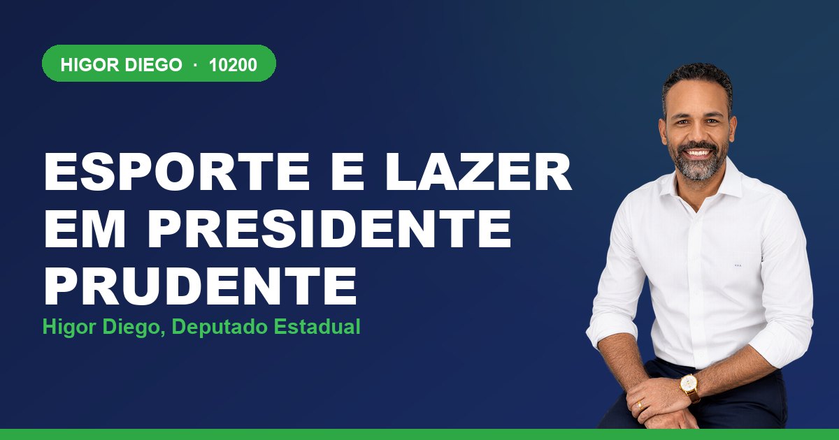 Esporte e Lazer em Presidente Prudente, com Higor Diego, deputado estadual 10200