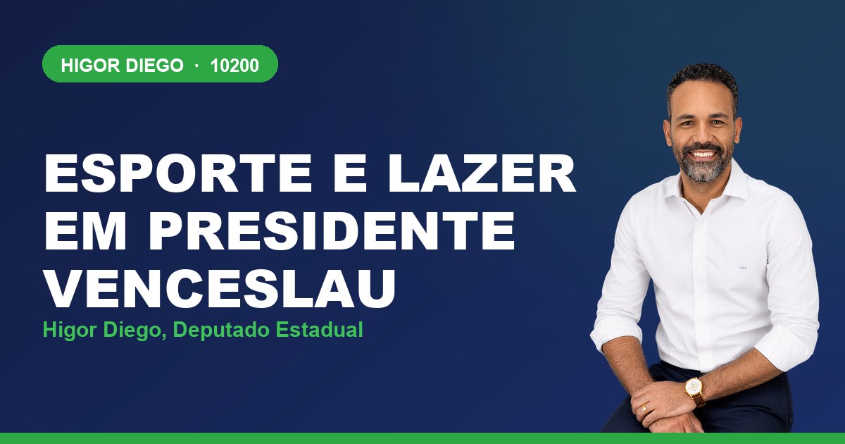 Esporte e Lazer em Presidente Venceslau, com Higor Diego, deputado estadual 10200