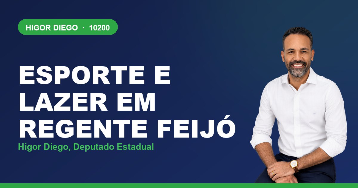 Esporte e Lazer em Regente Feijó, com Higor Diego, deputado estadual 10200