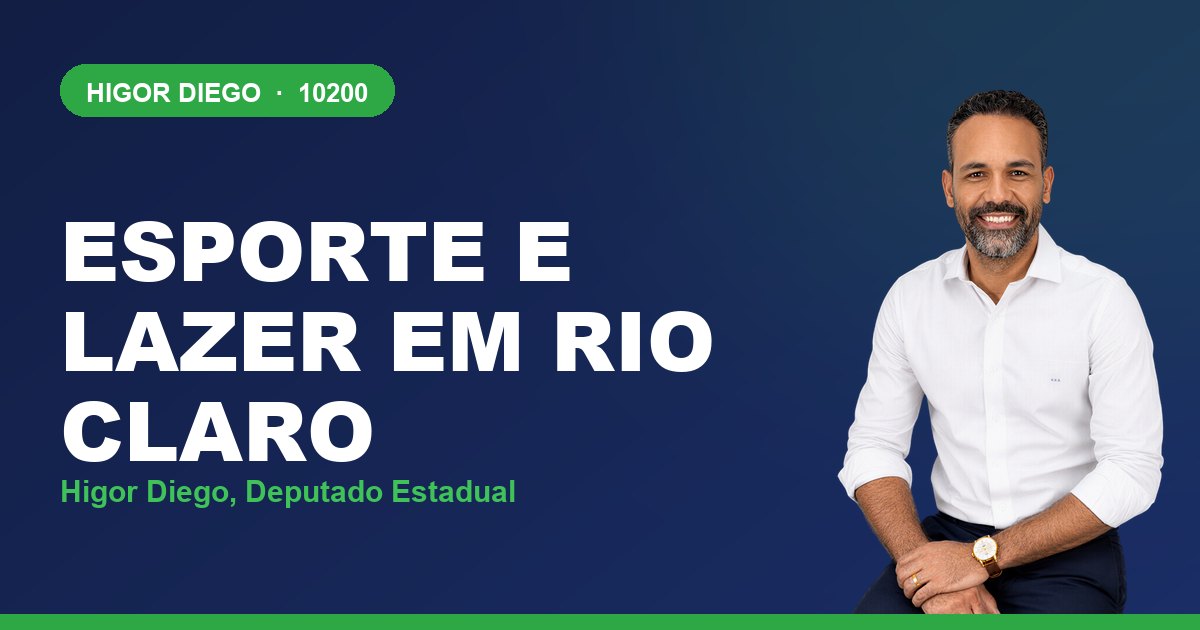 Esporte e Lazer em Rio Claro, com Higor Diego, deputado estadual 10200