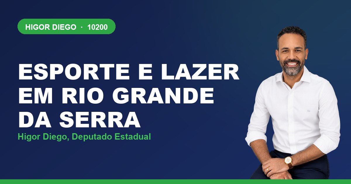 Esporte e Lazer em Rio Grande da Serra, com Higor Diego, deputado estadual 10200