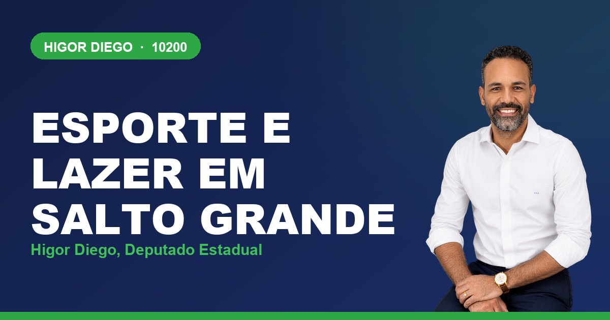 Esporte e Lazer em Salto Grande, com Higor Diego, deputado estadual 10200