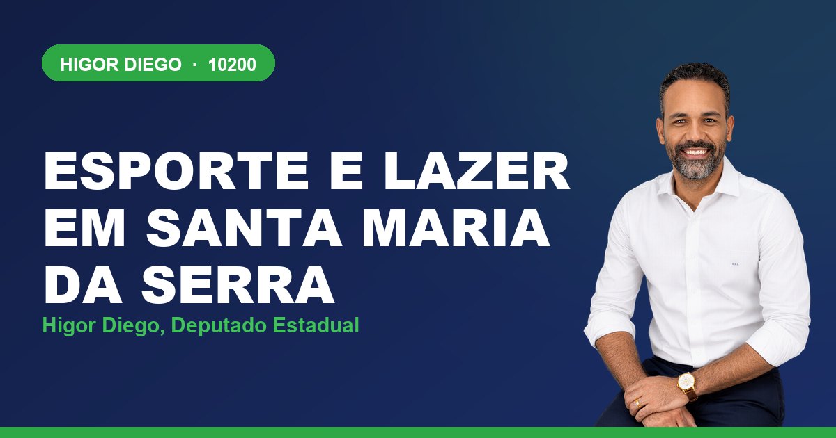 Esporte e Lazer em Santa Maria da Serra, com Higor Diego, deputado estadual 10200