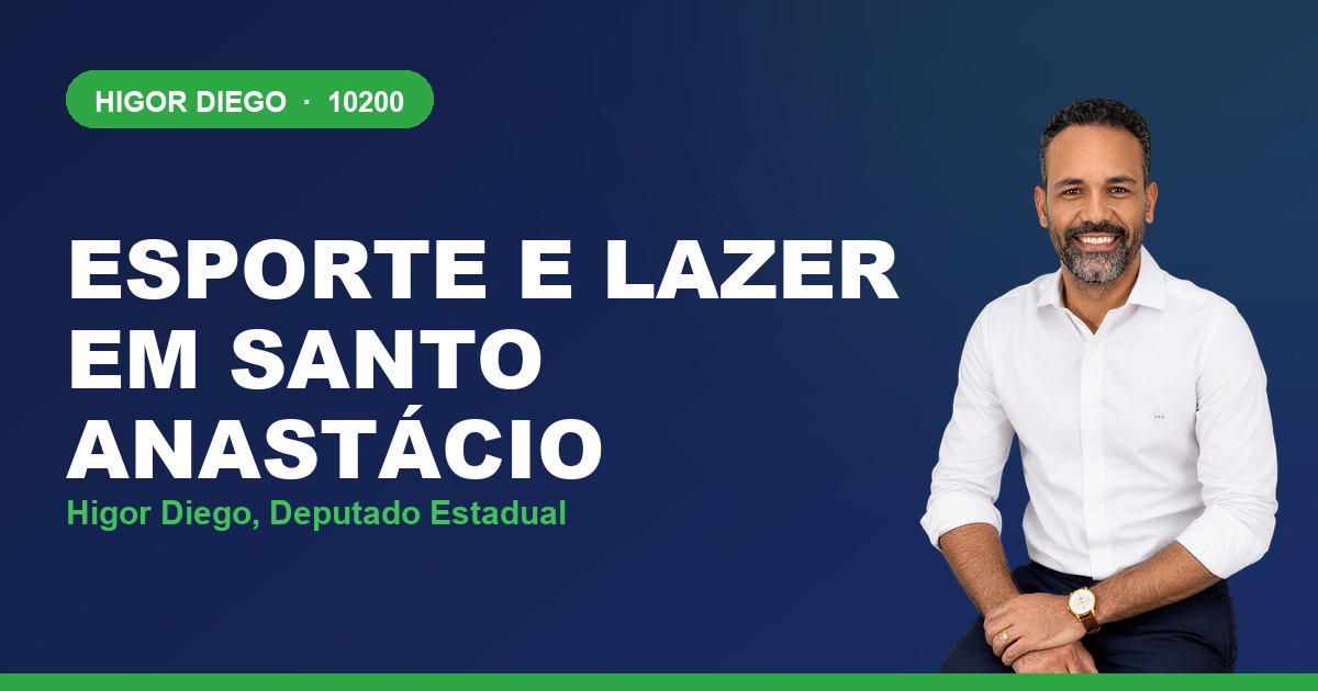 Esporte e Lazer em Santo Anastácio, com Higor Diego, deputado estadual 10200