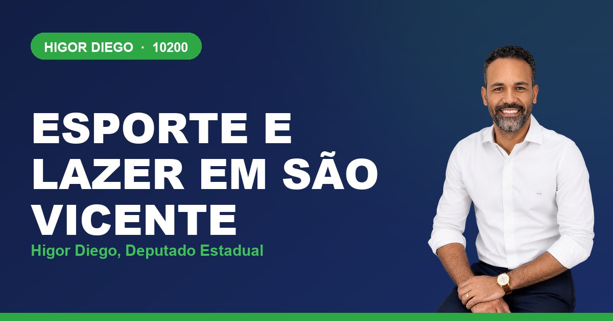 Esporte e Lazer em São Vicente, com Higor Diego, deputado estadual 10200