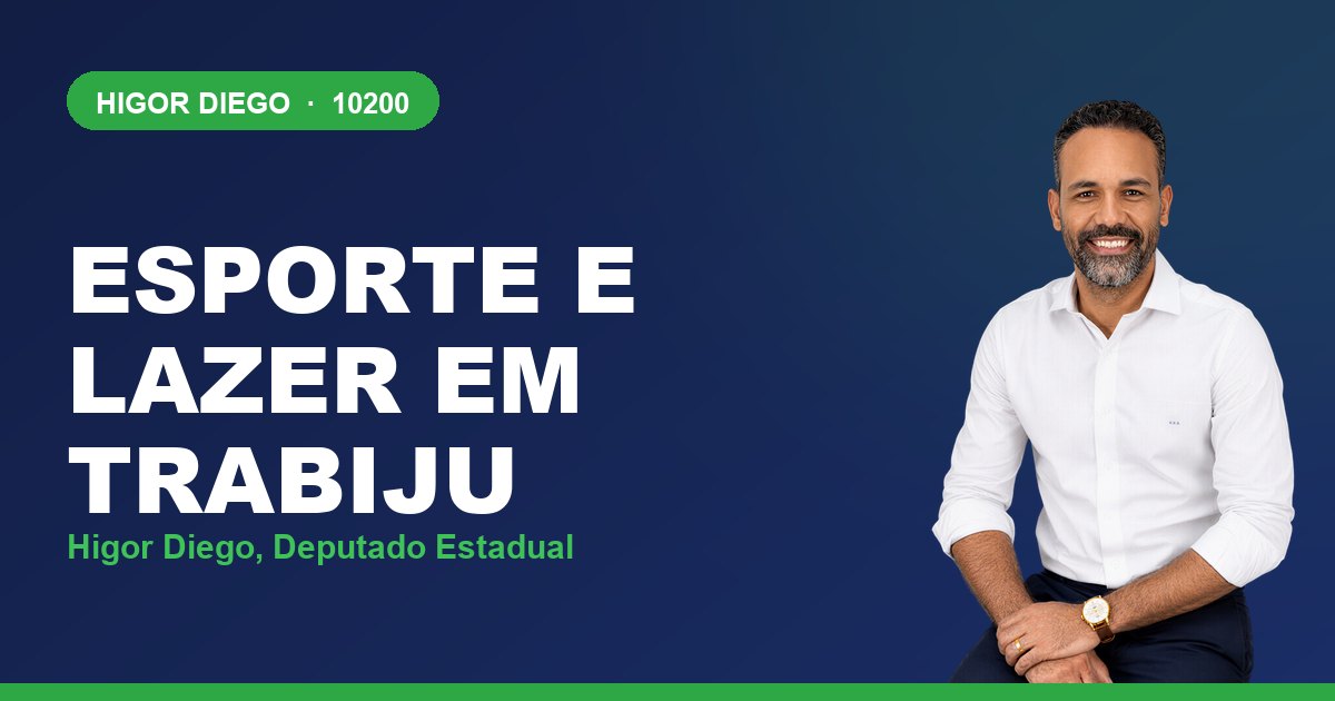 Esporte e Lazer em Trabiju, com Higor Diego, deputado estadual 10200