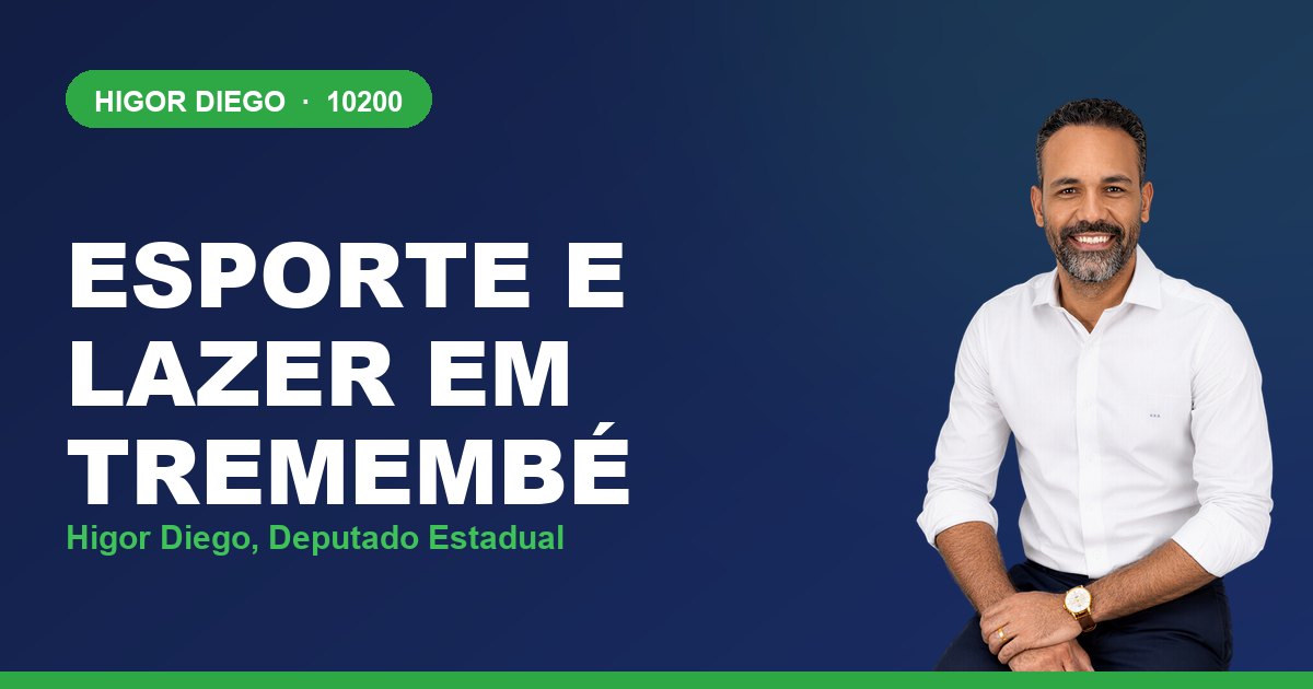 Esporte e Lazer em Tremembé, com Higor Diego, deputado estadual 10200