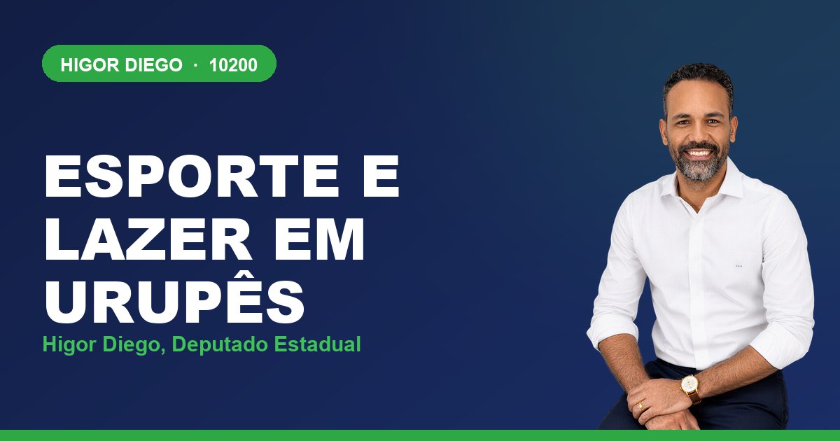 Esporte e Lazer em Urupês, com Higor Diego, deputado estadual 10200