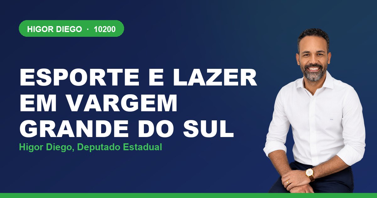 Esporte e Lazer em Vargem Grande do Sul, com Higor Diego, deputado estadual 10200