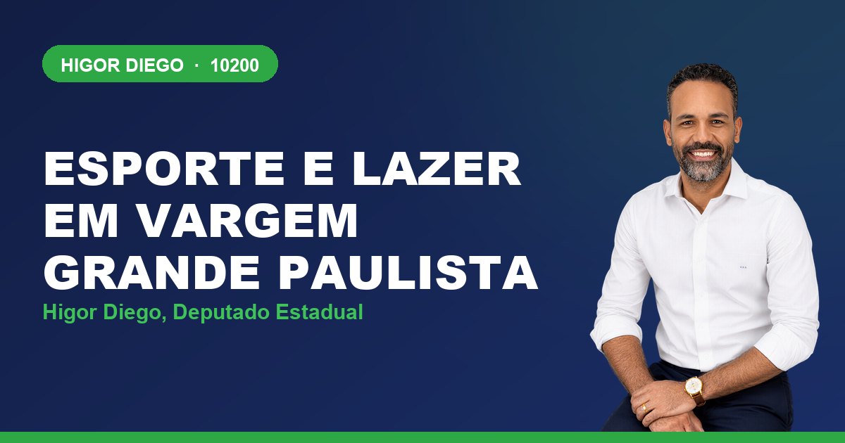 Esporte e Lazer em Vargem Grande Paulista, com Higor Diego, deputado estadual 10200