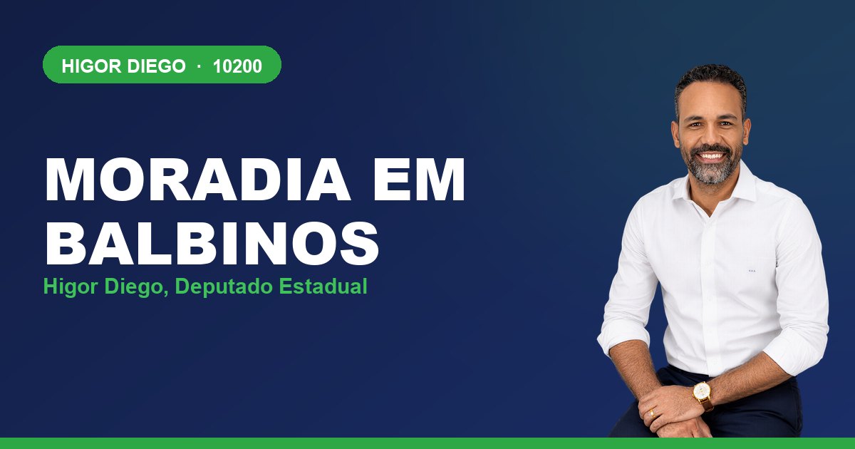 Moradia em Balbinos, com Higor Diego, deputado estadual 10200