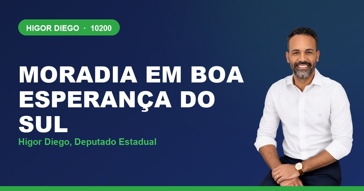 Moradia em Boa Esperança do Sul, com Higor Diego, deputado estadual 10200