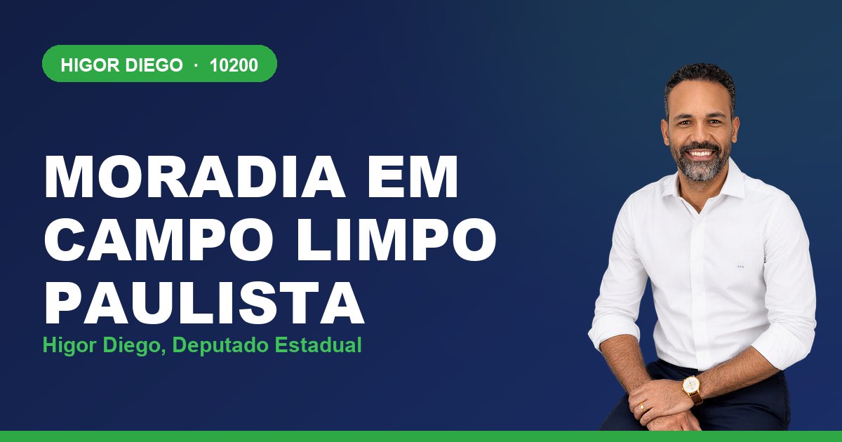 Moradia em Campo Limpo Paulista, com Higor Diego, deputado estadual 10200