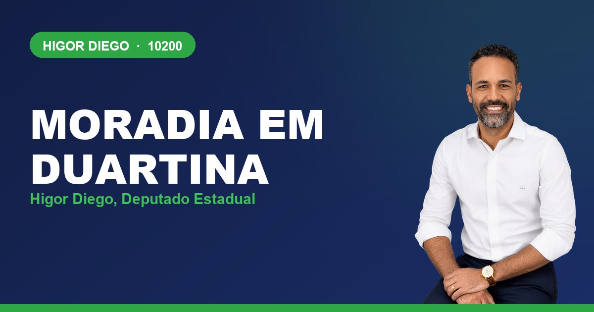 Moradia em Duartina, com Higor Diego, deputado estadual 10200