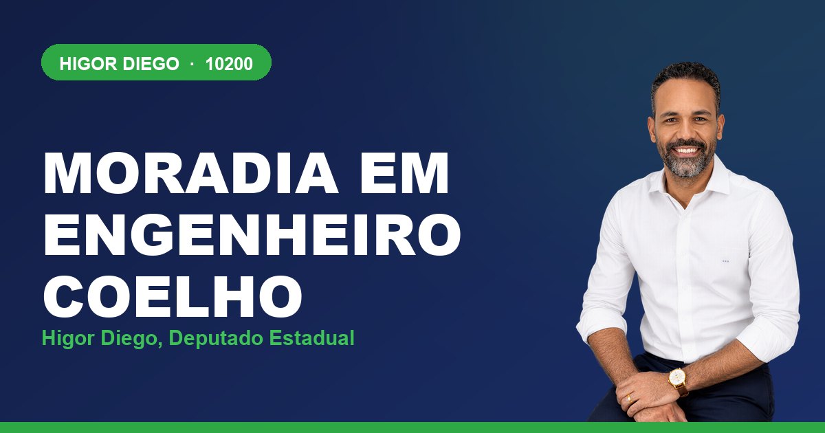 Moradia em Engenheiro Coelho, com Higor Diego, deputado estadual 10200