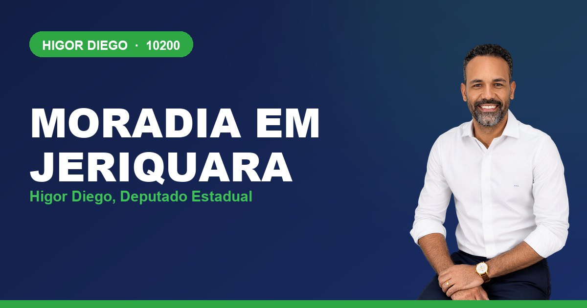 Moradia em Jeriquara, com Higor Diego, deputado estadual 10200