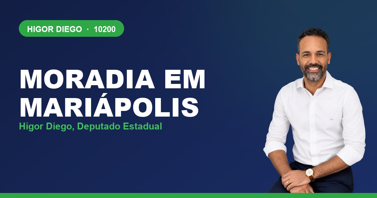 Moradia em Mariápolis, com Higor Diego, deputado estadual 10200