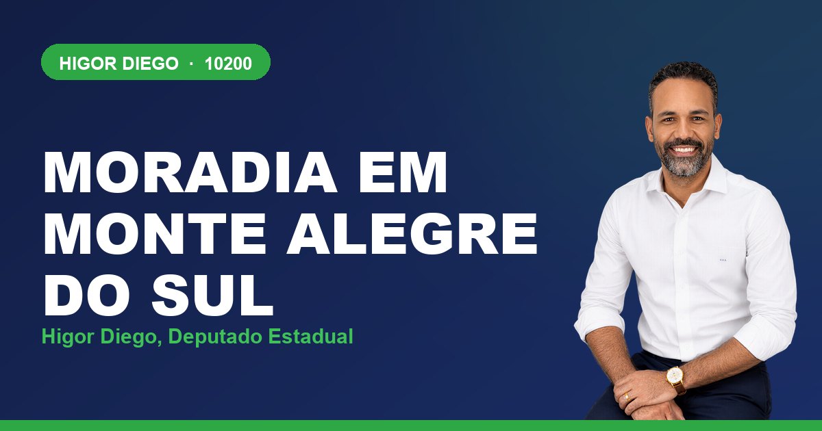 Moradia em Monte Alegre do Sul, com Higor Diego, deputado estadual 10200