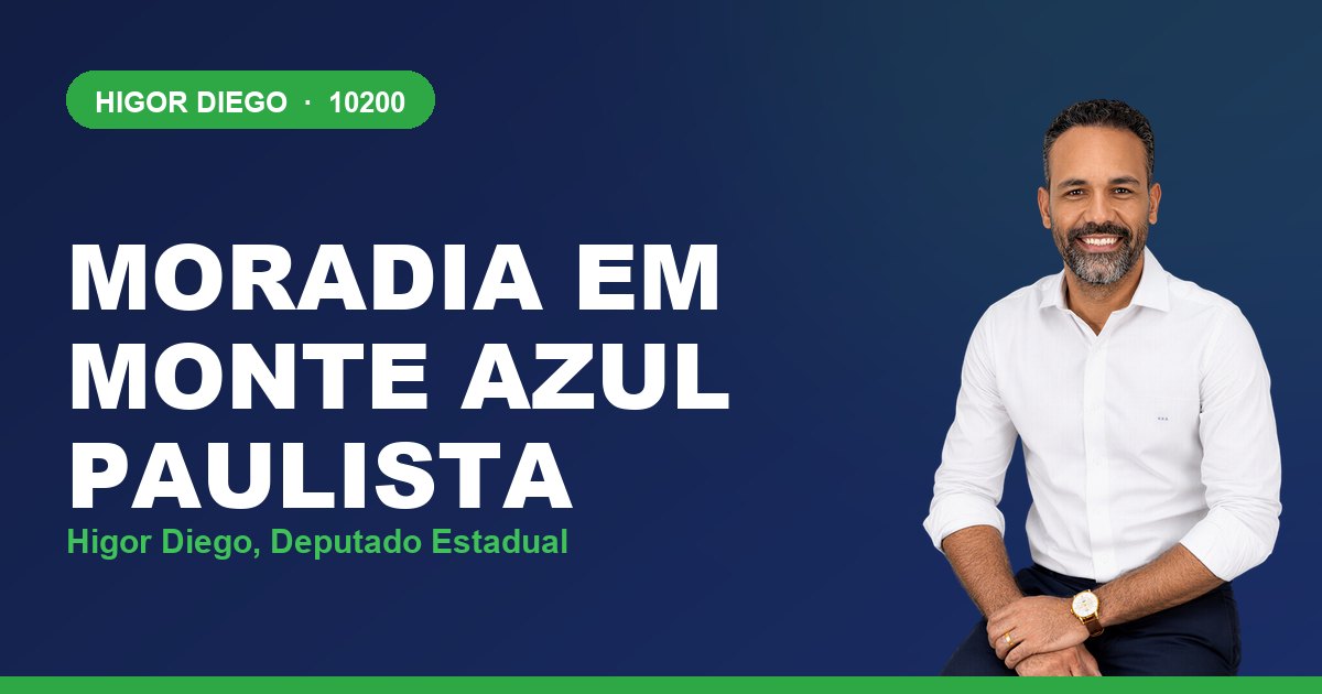Moradia em Monte Azul Paulista, com Higor Diego, deputado estadual 10200