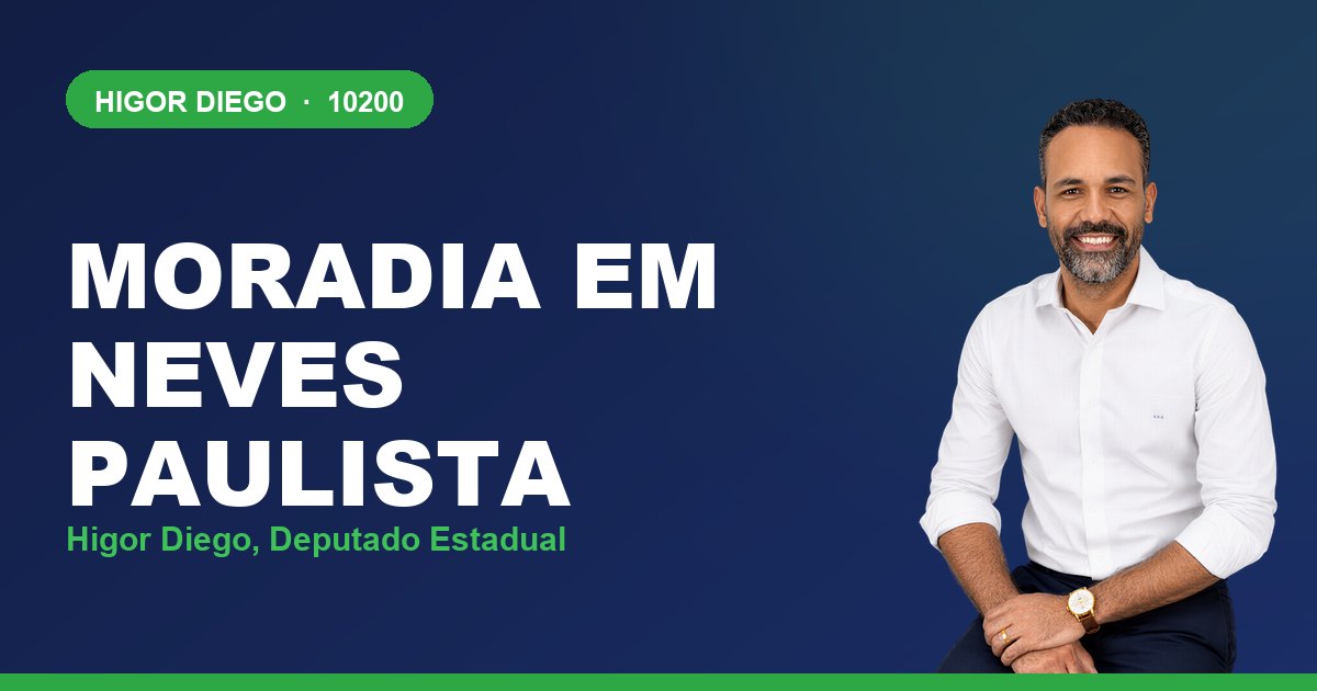 Moradia em Neves Paulista, com Higor Diego, deputado estadual 10200