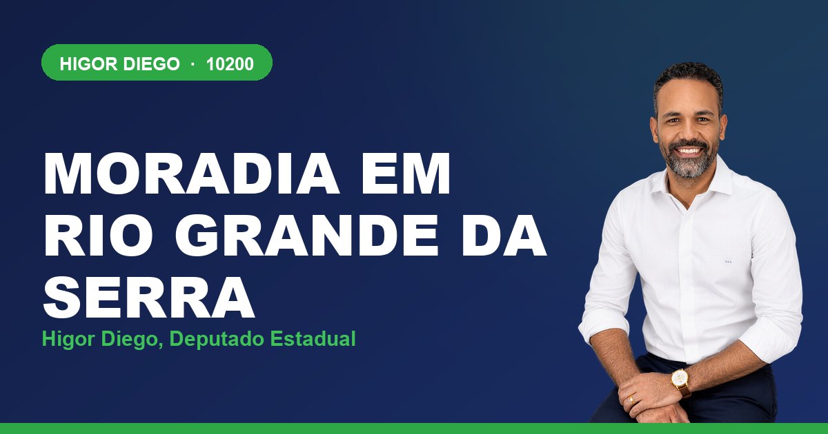 Moradia em Rio Grande da Serra, com Higor Diego, deputado estadual 10200