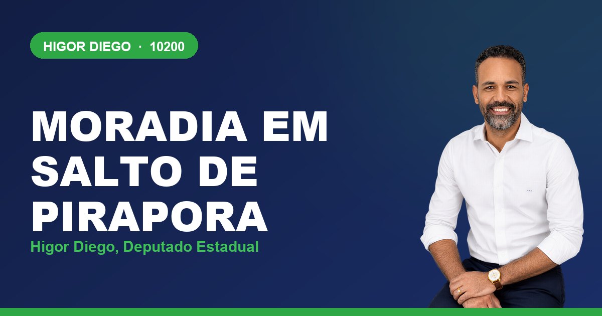 Moradia em Salto de Pirapora, com Higor Diego, deputado estadual 10200