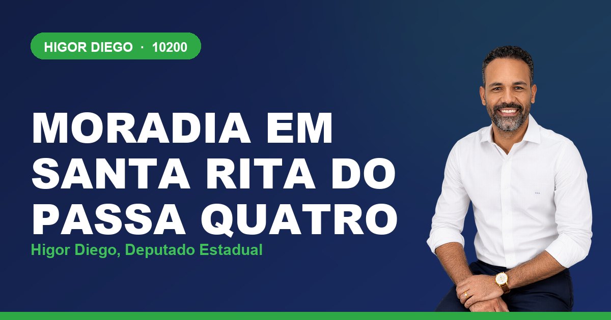 Moradia em Santa Rita do Passa Quatro, com Higor Diego, deputado estadual 10200