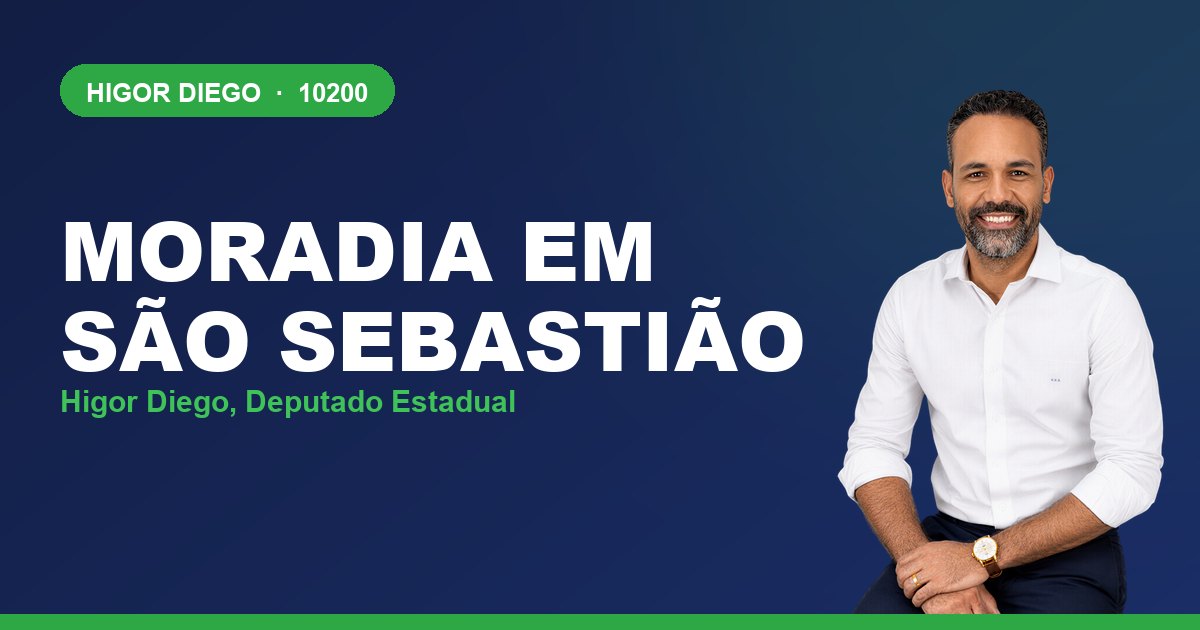 Moradia em São Sebastião, com Higor Diego, deputado estadual 10200