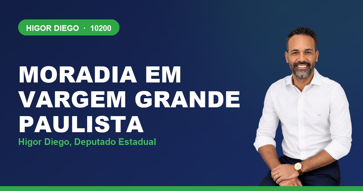 Moradia em Vargem Grande Paulista, com Higor Diego, deputado estadual 10200