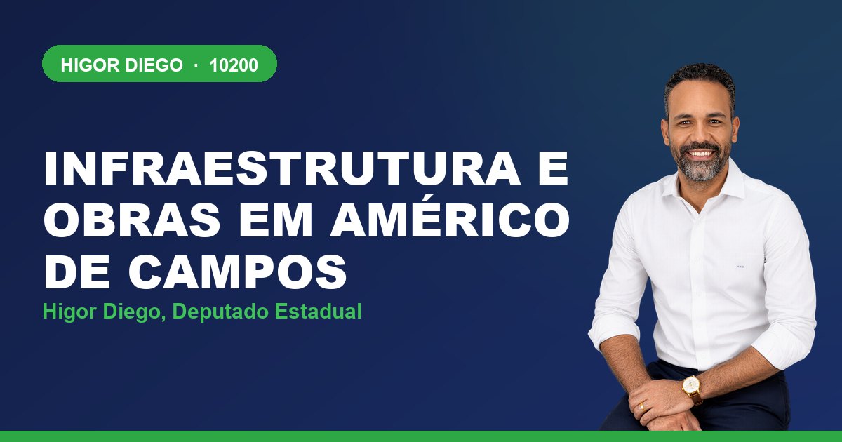 Infraestrutura e Obras em Américo de Campos, com Higor Diego, deputado estadual 10200