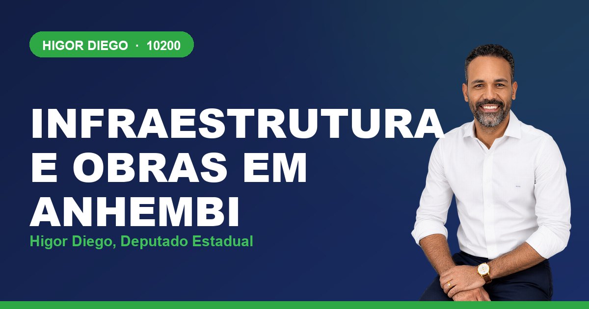 Infraestrutura e Obras em Anhembi, com Higor Diego, deputado estadual 10200