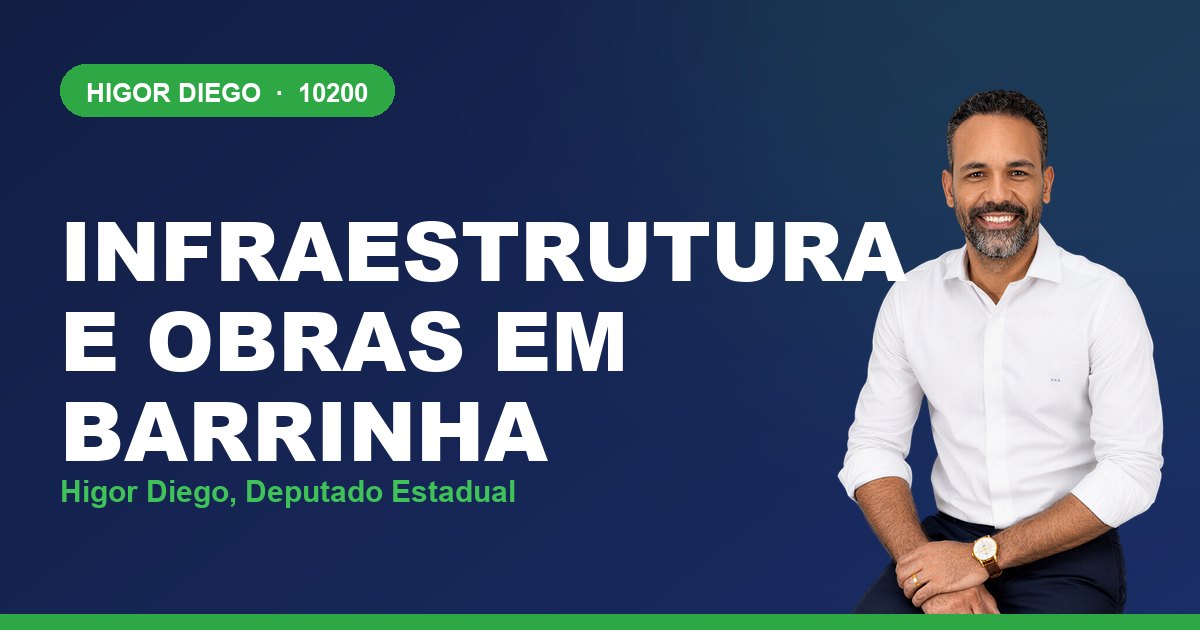 Infraestrutura e Obras em Barrinha, com Higor Diego, deputado estadual 10200