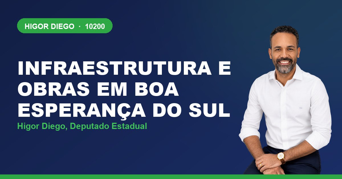Infraestrutura e Obras em Boa Esperança do Sul, com Higor Diego, deputado estadual 10200