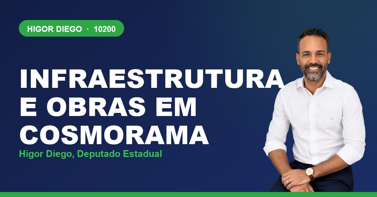 Infraestrutura e Obras em Cosmorama, com Higor Diego, deputado estadual 10200