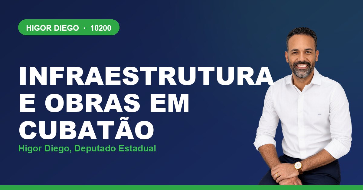 Infraestrutura e Obras em Cubatão, com Higor Diego, deputado estadual 10200