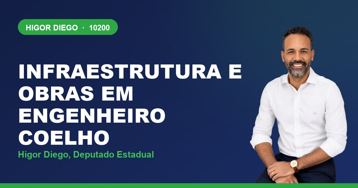 Infraestrutura e Obras em Engenheiro Coelho, com Higor Diego, deputado estadual 10200