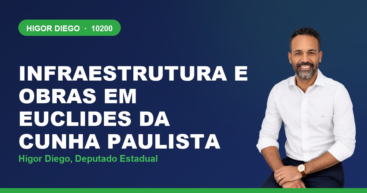 Infraestrutura e Obras em Euclides da Cunha Paulista, com Higor Diego, deputado estadual 10200
