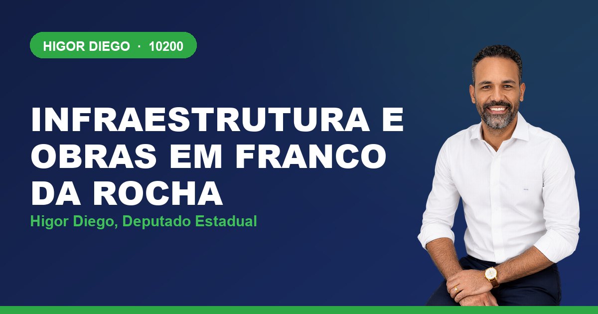 Infraestrutura e Obras em Franco da Rocha, com Higor Diego, deputado estadual 10200