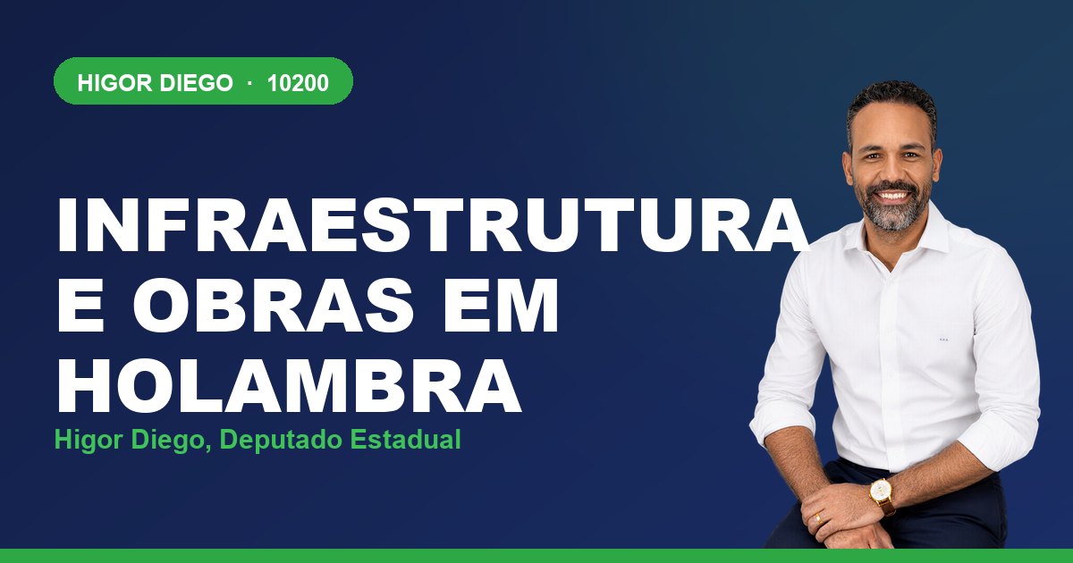 Infraestrutura e Obras em Holambra, com Higor Diego, deputado estadual 10200