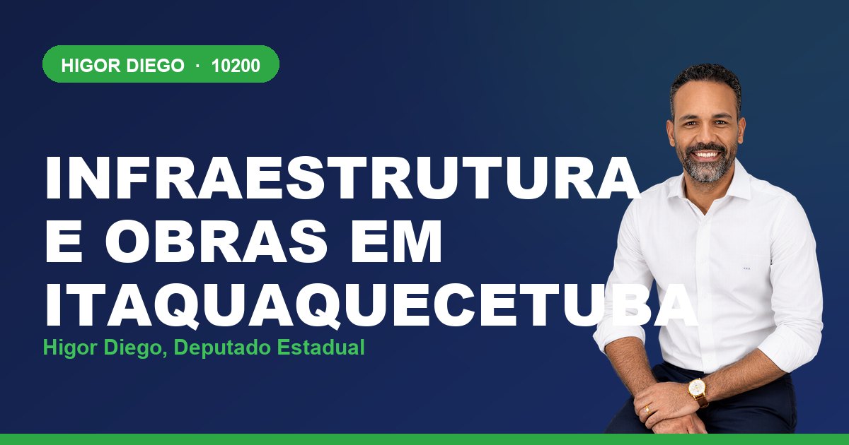Infraestrutura e Obras em Itaquaquecetuba, com Higor Diego, deputado estadual 10200