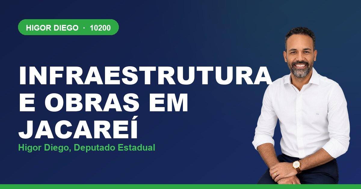 Infraestrutura e Obras em Jacareí, com Higor Diego, deputado estadual 10200