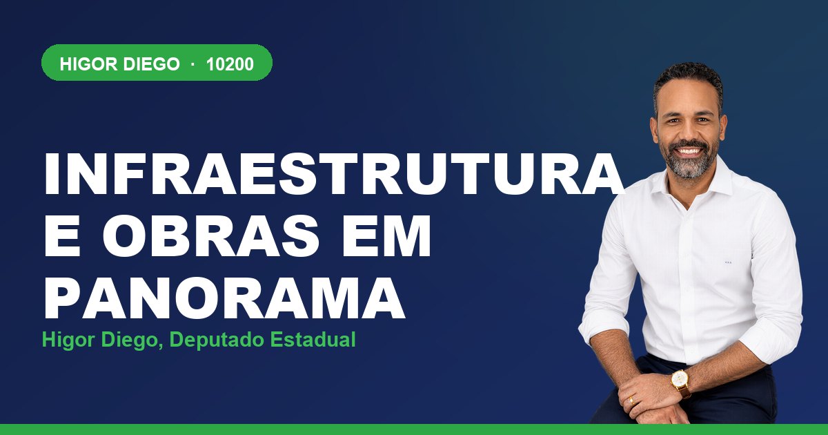 Infraestrutura e Obras em Panorama, com Higor Diego, deputado estadual 10200