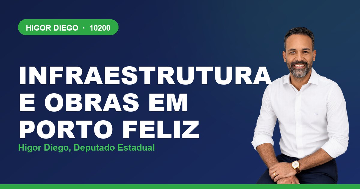 Infraestrutura e Obras em Porto Feliz, com Higor Diego, deputado estadual 10200