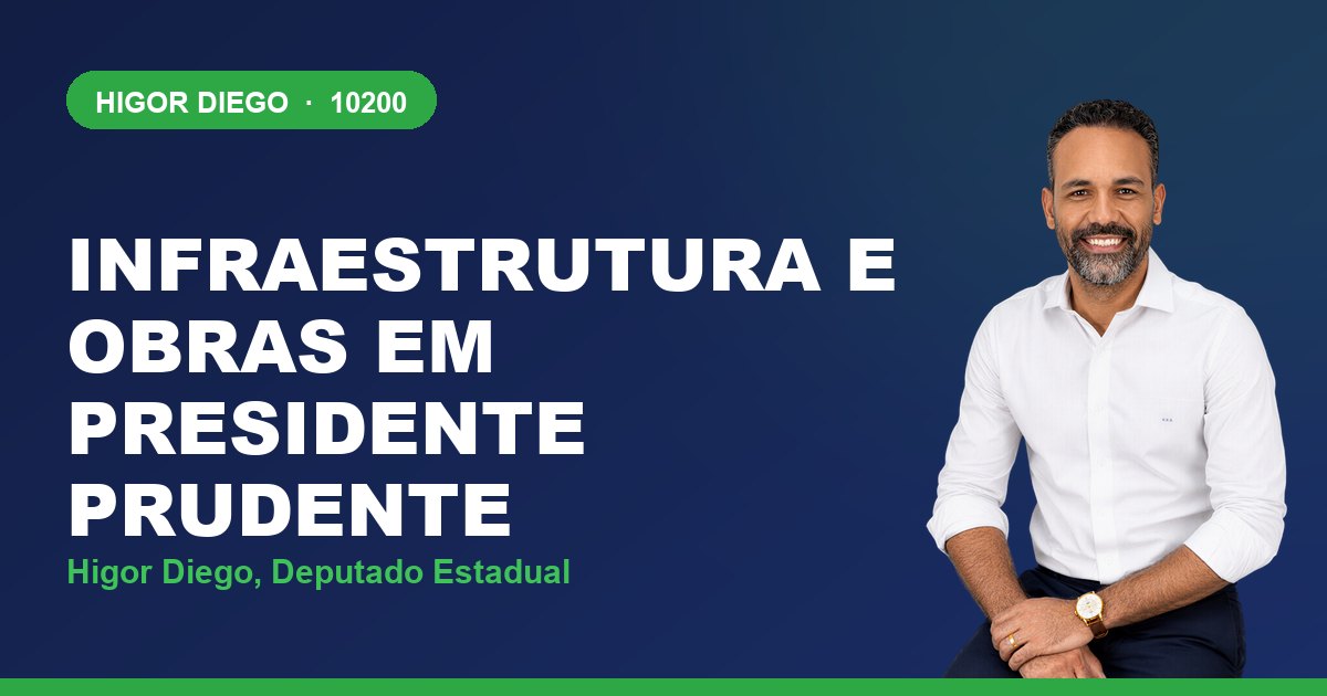 Infraestrutura e Obras em Presidente Prudente, com Higor Diego, deputado estadual 10200