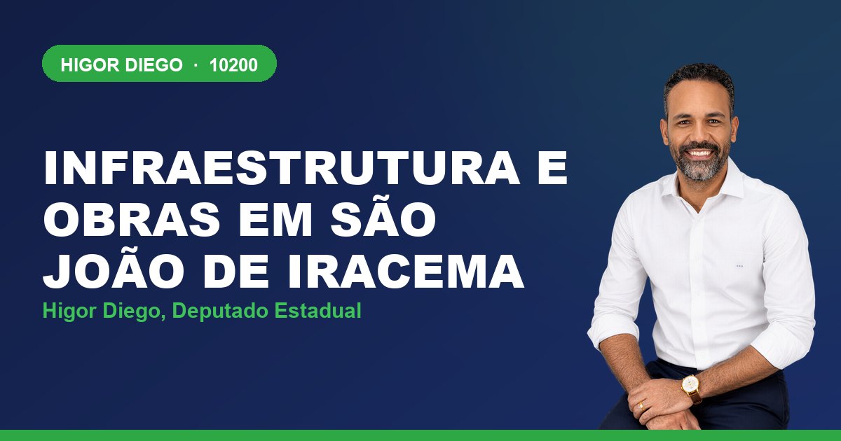 Infraestrutura e Obras em São João de Iracema, com Higor Diego, deputado estadual 10200