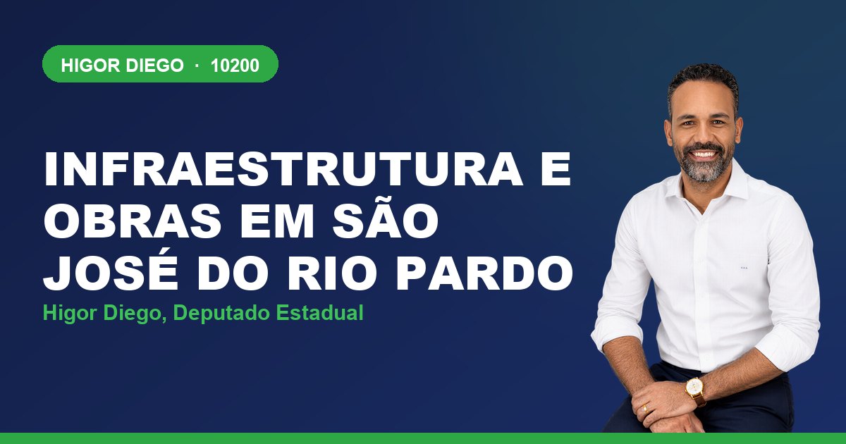 Infraestrutura e Obras em São José do Rio Pardo, com Higor Diego, deputado estadual 10200