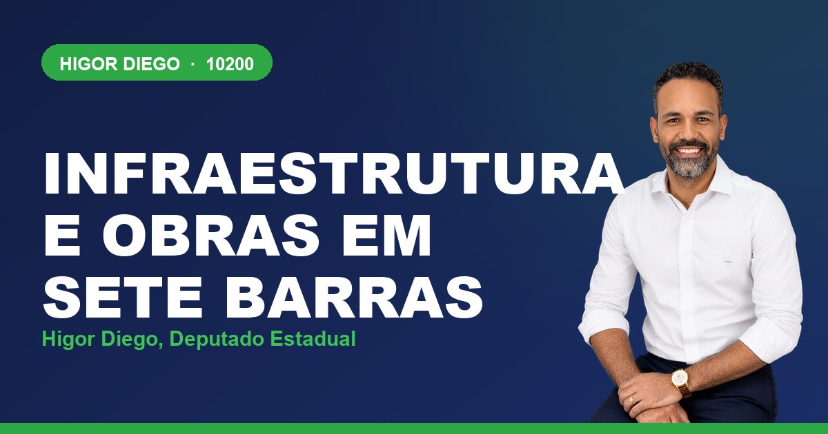 Infraestrutura e Obras em Sete Barras, com Higor Diego, deputado estadual 10200