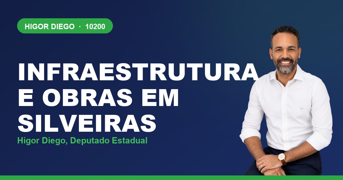 Infraestrutura e Obras em Silveiras, com Higor Diego, deputado estadual 10200